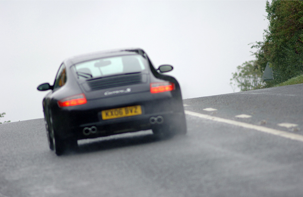 Before photo compositing by Peter Ashby-Hayter: Porsche